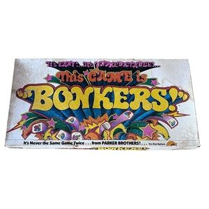 Vintage 1978 Parker Brothers This Game Is “Bonkers”.  2 To 4 Players